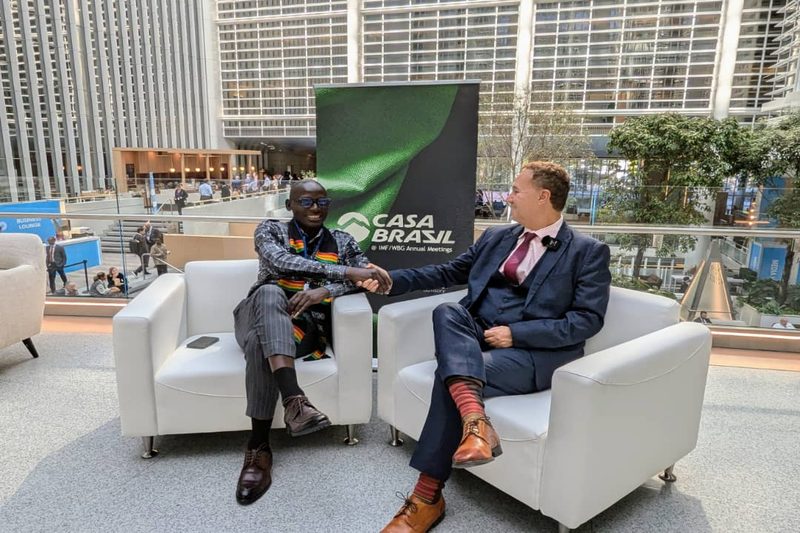 Networking in the World Bank lobby